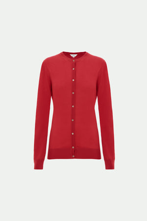 Cardigan aus Makò-Baumwolle