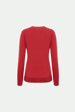 Cardigan aus Makò-Baumwolle