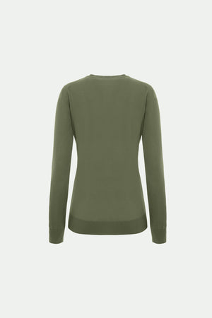 Cardigan aus Makò-Baumwolle