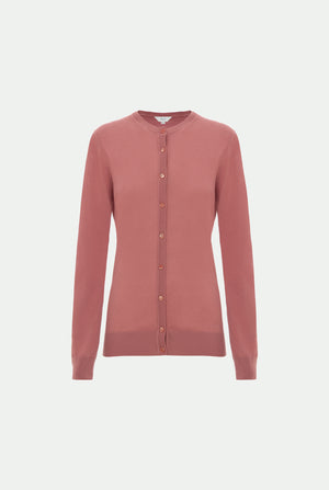 Cardigan aus Makò-Baumwolle