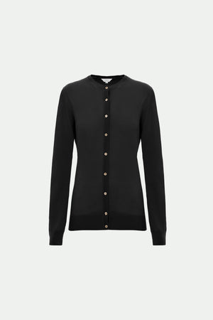 Cardigan aus Makò-Baumwolle