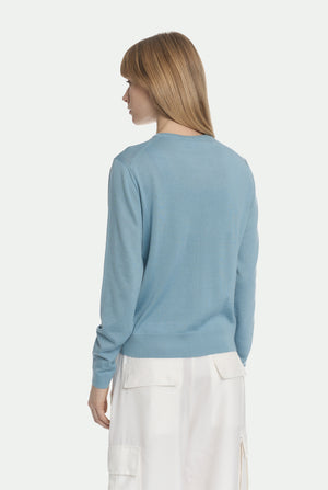 Cardigan in cashmere silk