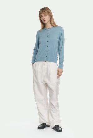 Cardigan aus Kaschmir und Seide