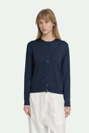 Cardigan en cachemire et soie