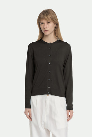 Cardigan in cashmere silk