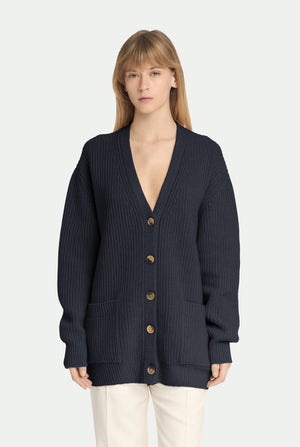 Cardigan in cashmere silk