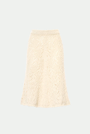 Gonna in cotone flammé