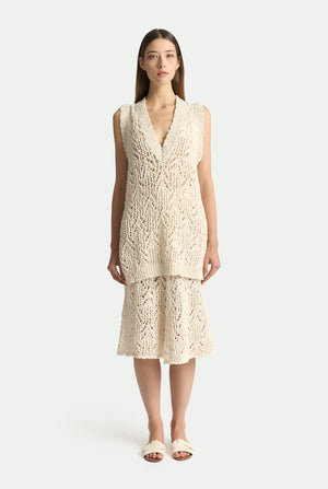 Rock aus geflammter Baumwolle