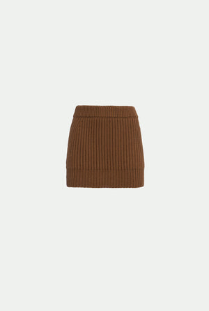 Minigonna in cashmere