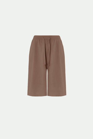 Luxury cashmere Bermuda shorts