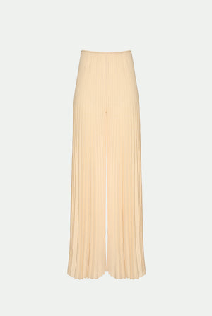 Pantalon plissé en viscose