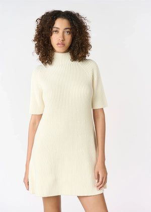 Abito in cashmere da donna nel colore bianco