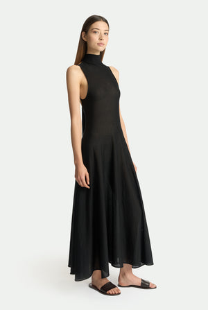 Kleid aus Kaschmir und Seide