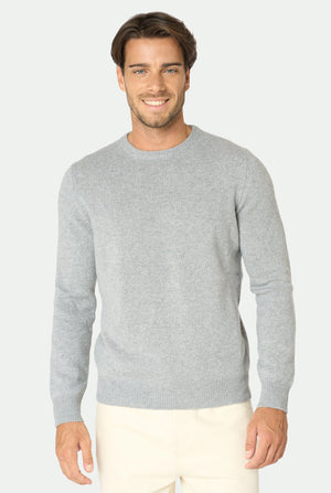 Crew neck in luxury cashmere