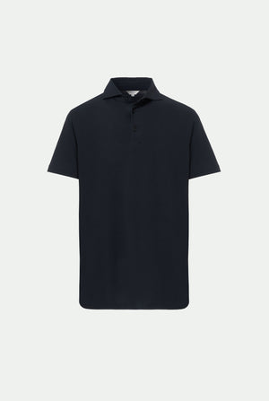 Stretch cotton polo