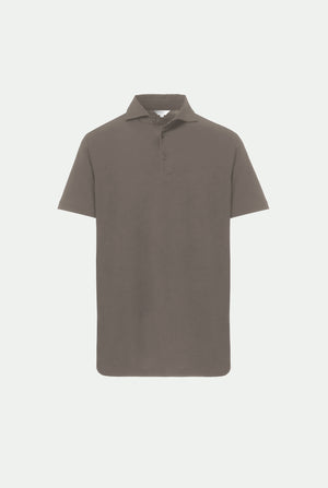 Stretch cotton polo