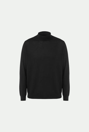Cashmere and silk turtleneck