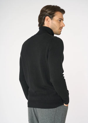 Luxury cashmere turtleneck sweater