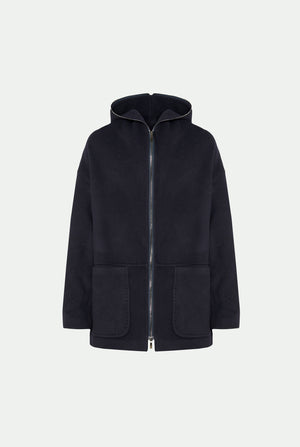 Virgin wool and cashmere bomber jacket