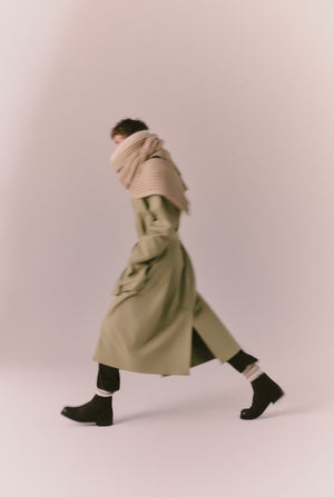 Trenchcoat aus Baumwolle