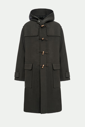 Montgomery-Mantel aus Kaschmir und Schurwolle