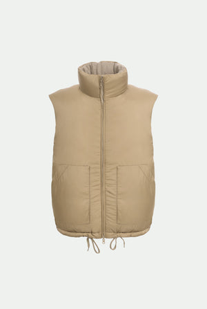 Reversible Waterproof Cashmere and wool blend down vest