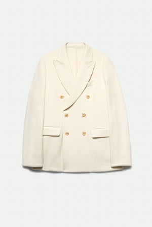 George Double-Breasted Blazer in wool and cashmere