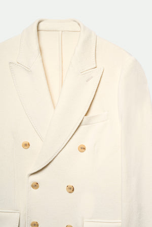 Blazer George croisé en laine et cachemire