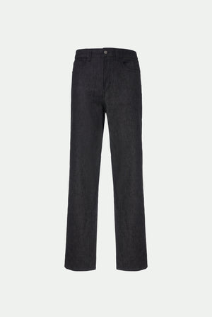 Cotton and cashmere denim trousers