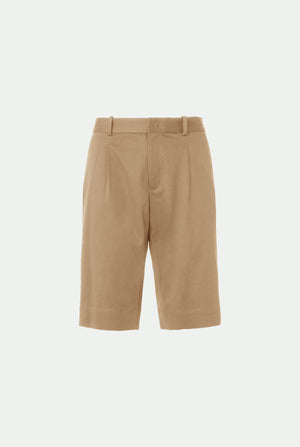 Stretch cotton Bermuda shorts
