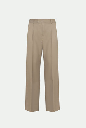 Wide leg pants in virgin wool