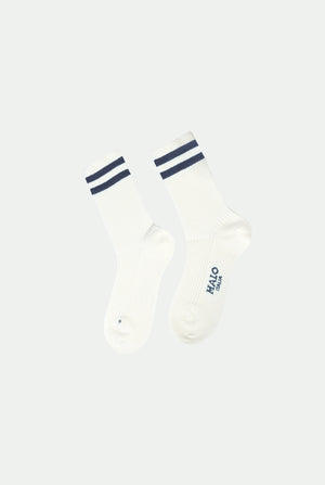 Calcetines en punto canalé de cachemira