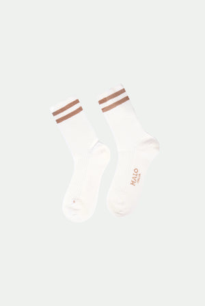 Calcetines en punto canalé de cachemira