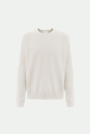 Maglia girocollo Silvio raglan in luxury cashmere