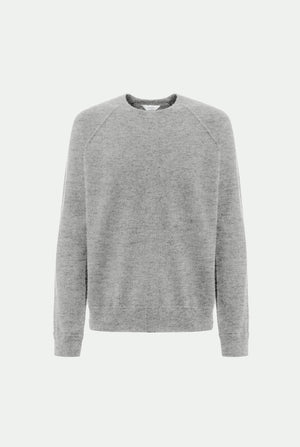 Maglia girocollo Silvio raglan in luxury cashmere