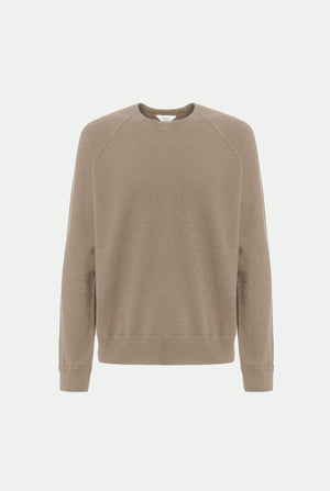 Maglia girocollo Silvio raglan in luxury cashmere