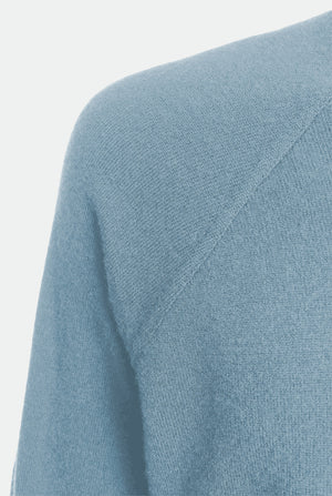 Maglia girocollo Silvio raglan in luxury cashmere