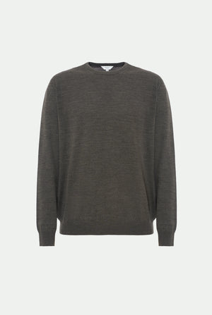Virgin wool crewneck