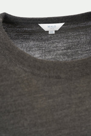 Maglia girocollo Alfredo in extrafine merino