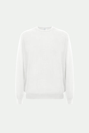 Cashmere and silk crewneck