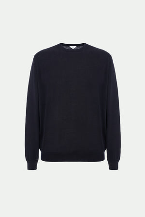 Cashmere and silk crewneck