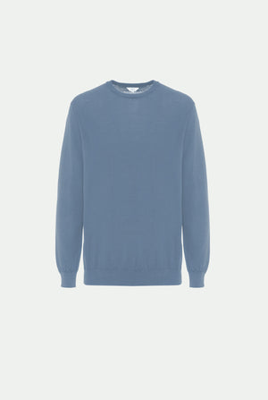 Cashmere and silk crewneck sweater