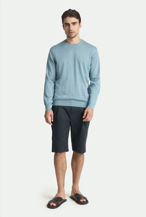 Giacomo Rundhalspullover aus Kaschmir und Seide