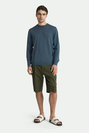 Giacomo Rundhalspullover aus Kaschmir und Seide