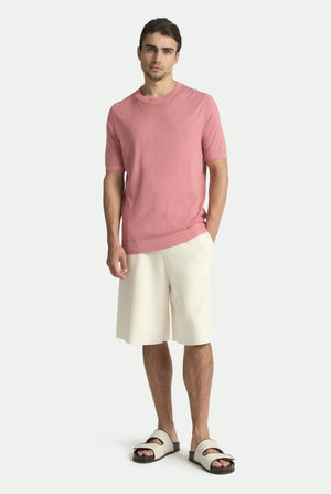 Rundhalspullover aus indischer Baumwolle