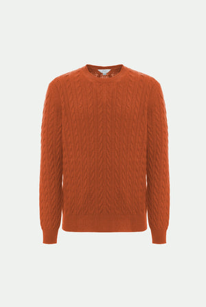 Maglia girocollo in luxury cashmere