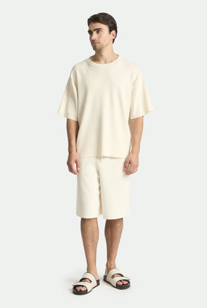 Rundhalpullover aus Makò-Baumwolle