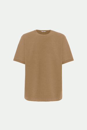 Rundhalspullover aus Kaschmir-Seiden-Mischung