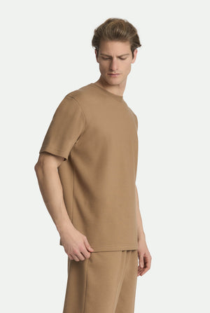 Crew neck in cashmere silk mix