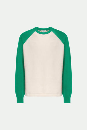 Rundhalspullover Raglan aus Kaschmir